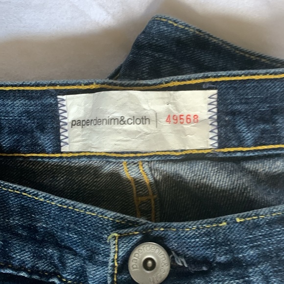 PAPER DENIM & CLOTH FLARE BOOT CUT JEANS SIZE 28 8  MADE IN USA - Picture 7 of 11